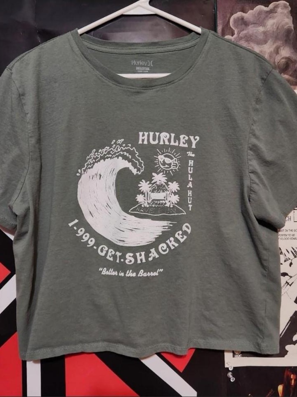 Hurley large crop top